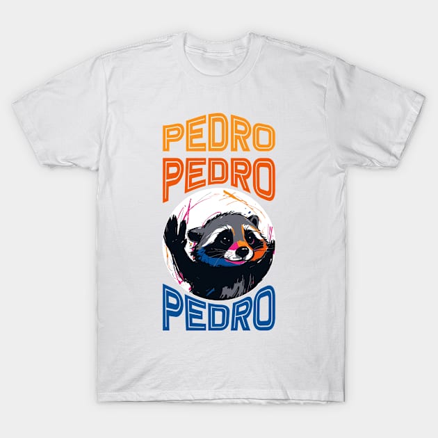 Pedro Party Racoon Meme T-Shirt by Worldengine